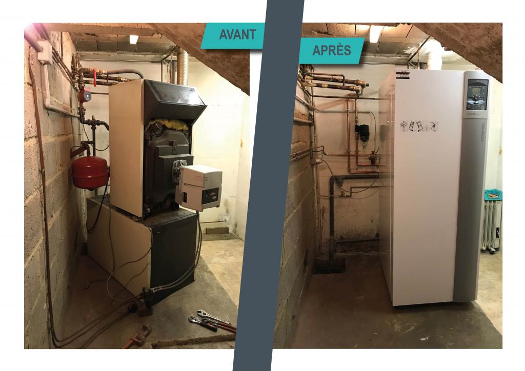 Avant / Après - Chauffage