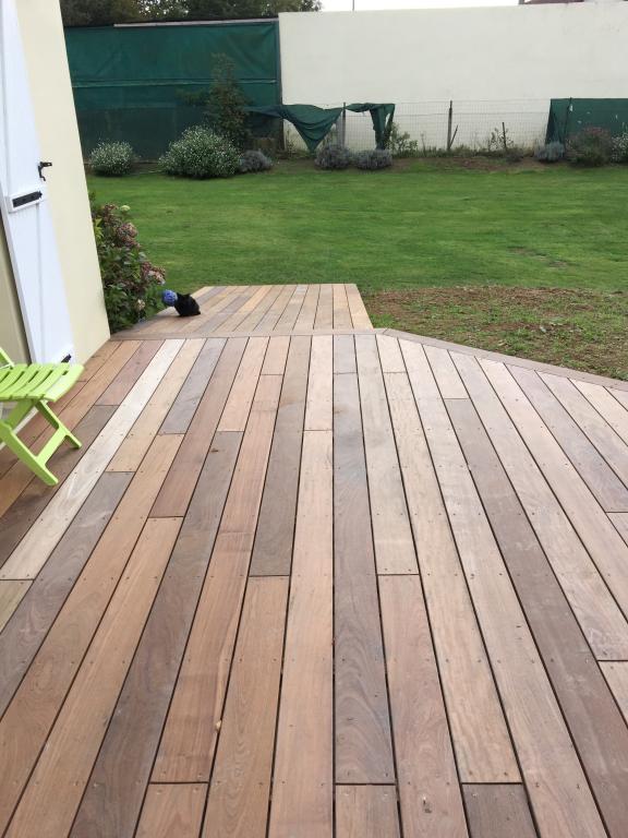 Cration d'une terrasse avec accs PMR