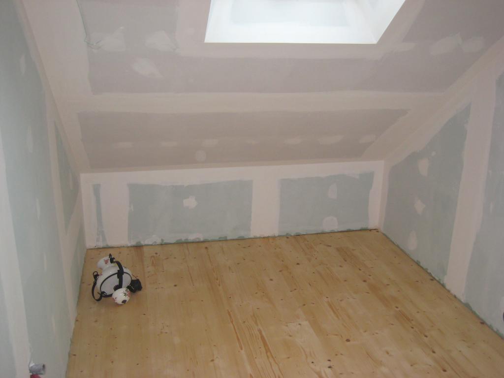 Plaque de pltre BA13 sur isolant - Lebas Bruno