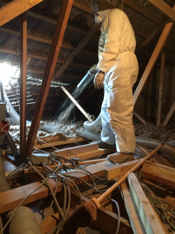 Soufflage de laine de roche - Lebas Bruno