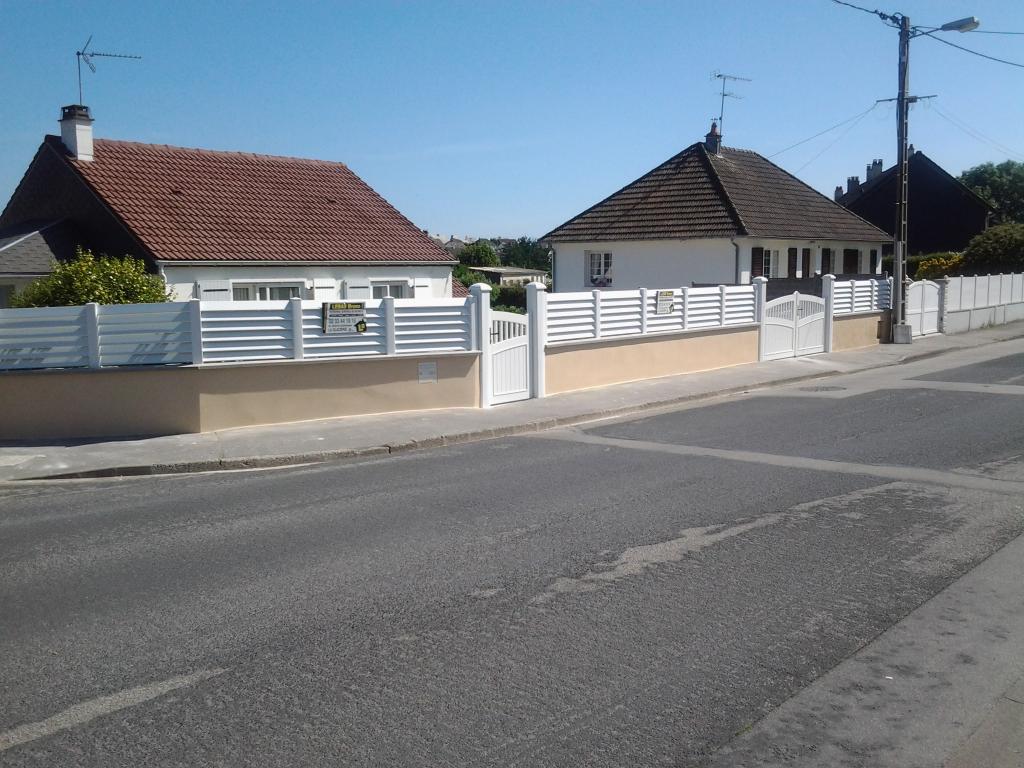 Clture PVC aprs travaux - Lebas Bruno